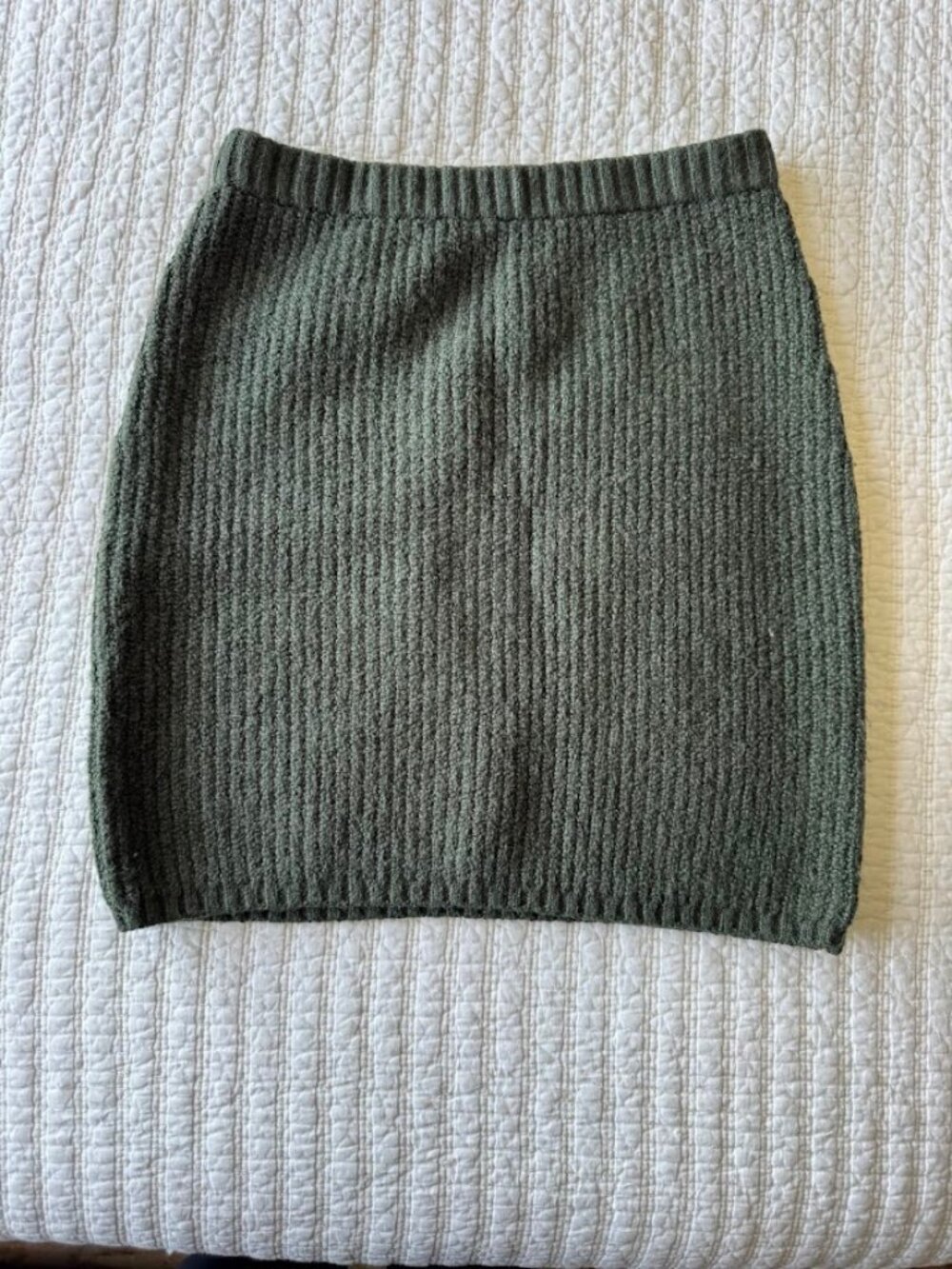 Chunky Knit Mini Skirt Green by Universal Thread Target size XS